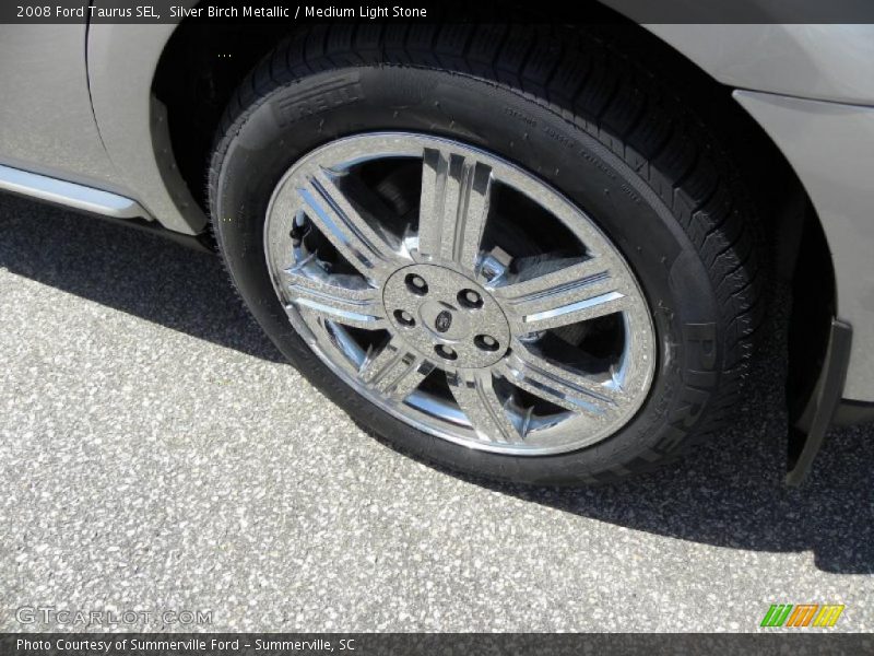 Silver Birch Metallic / Medium Light Stone 2008 Ford Taurus SEL