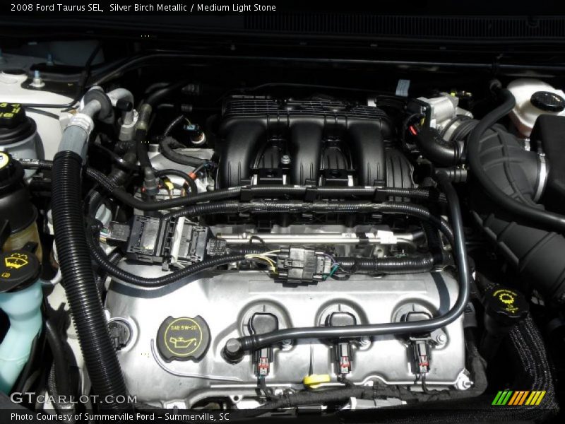 Silver Birch Metallic / Medium Light Stone 2008 Ford Taurus SEL