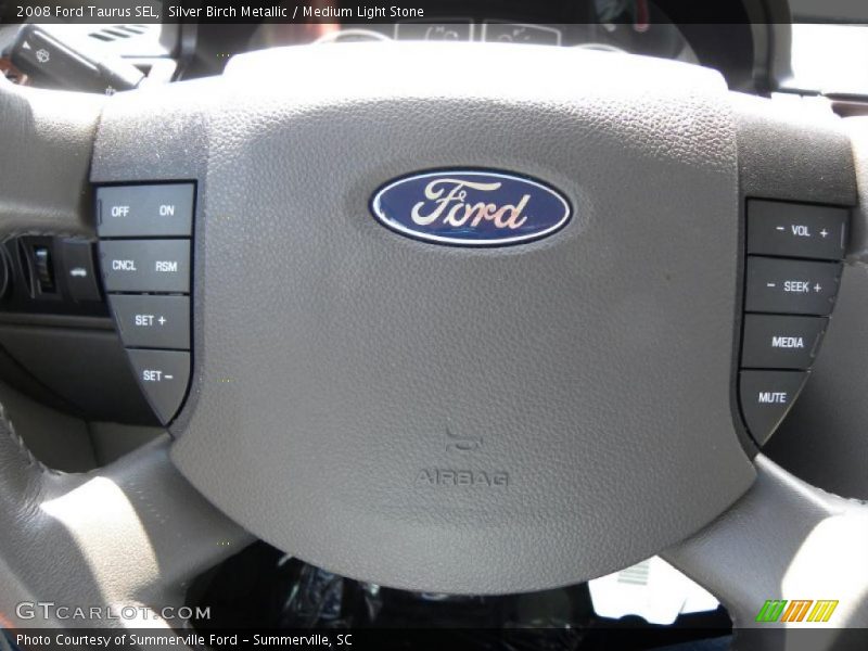 Silver Birch Metallic / Medium Light Stone 2008 Ford Taurus SEL