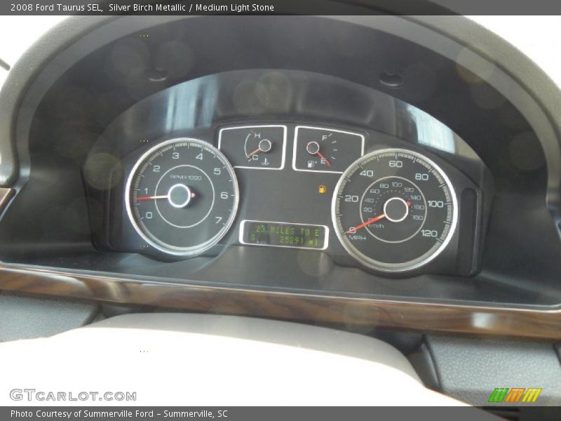 Silver Birch Metallic / Medium Light Stone 2008 Ford Taurus SEL
