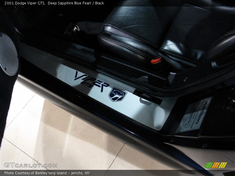 Deep Sapphire Blue Pearl / Black 2001 Dodge Viper GTS