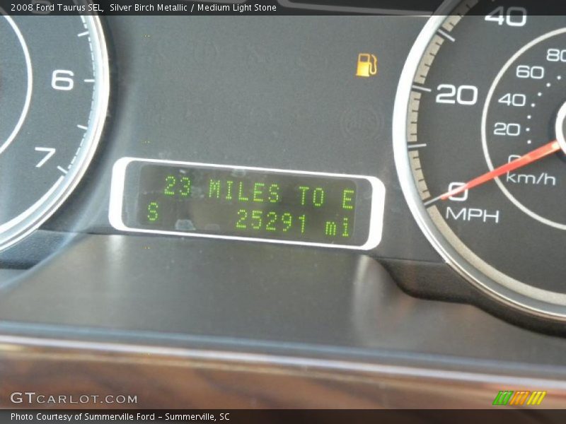Silver Birch Metallic / Medium Light Stone 2008 Ford Taurus SEL