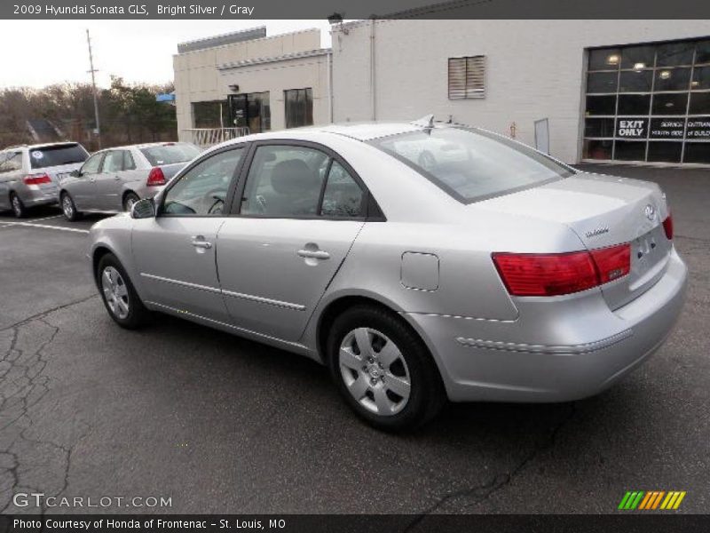 Bright Silver / Gray 2009 Hyundai Sonata GLS