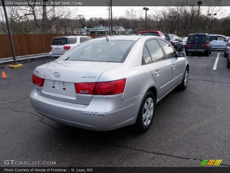 Bright Silver / Gray 2009 Hyundai Sonata GLS