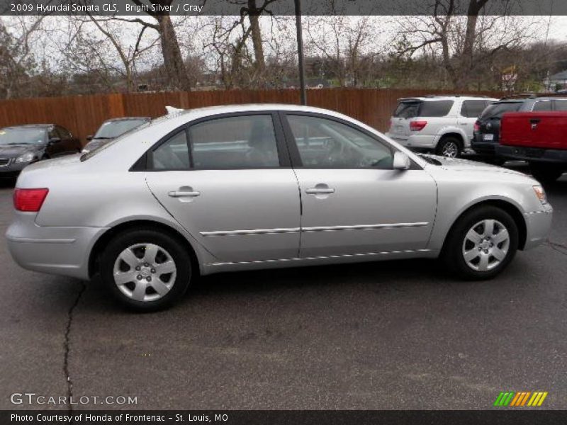 Bright Silver / Gray 2009 Hyundai Sonata GLS