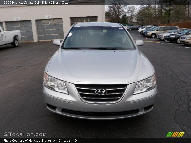 Bright Silver / Gray 2009 Hyundai Sonata GLS