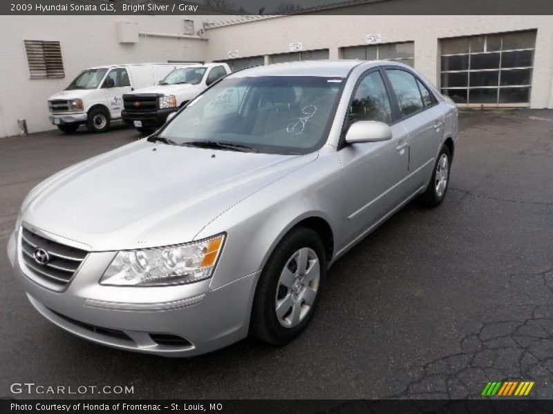 Bright Silver / Gray 2009 Hyundai Sonata GLS
