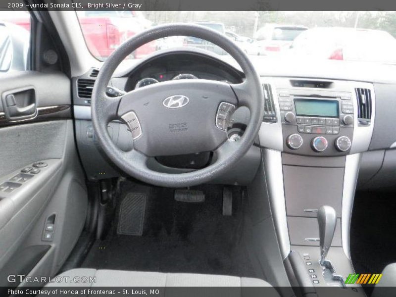 Bright Silver / Gray 2009 Hyundai Sonata GLS