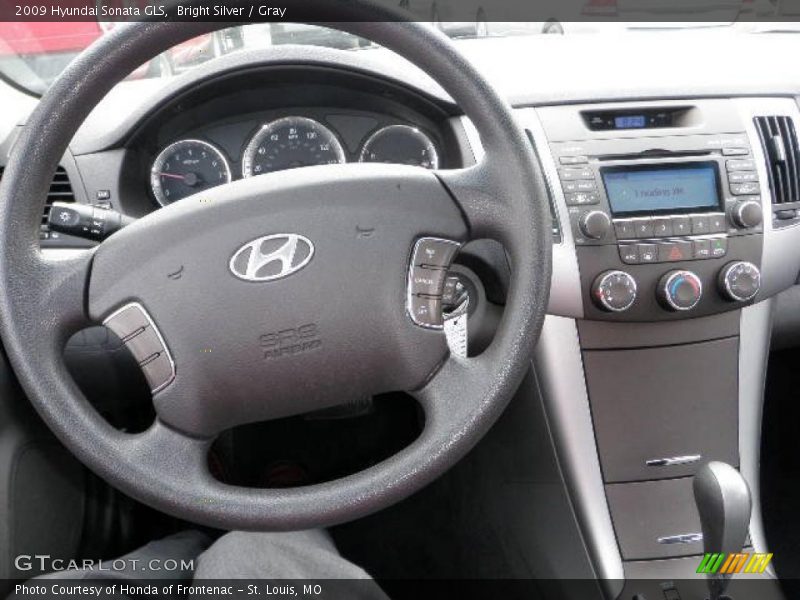 Bright Silver / Gray 2009 Hyundai Sonata GLS