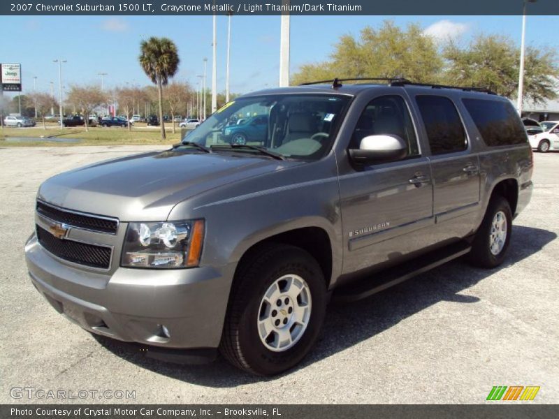 Graystone Metallic / Light Titanium/Dark Titanium 2007 Chevrolet Suburban 1500 LT