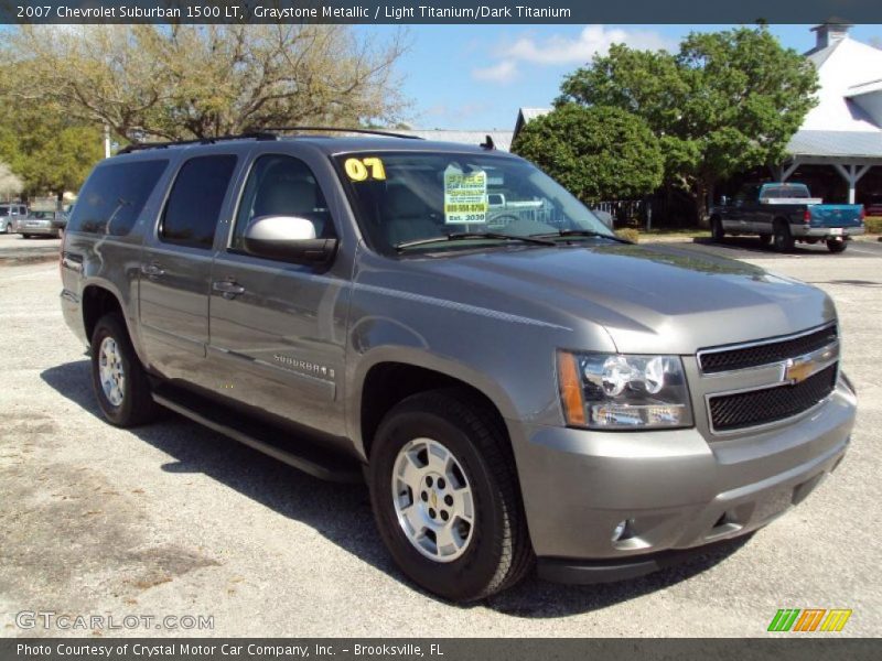 Graystone Metallic / Light Titanium/Dark Titanium 2007 Chevrolet Suburban 1500 LT