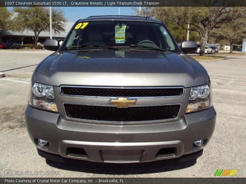 Graystone Metallic / Light Titanium/Dark Titanium 2007 Chevrolet Suburban 1500 LT