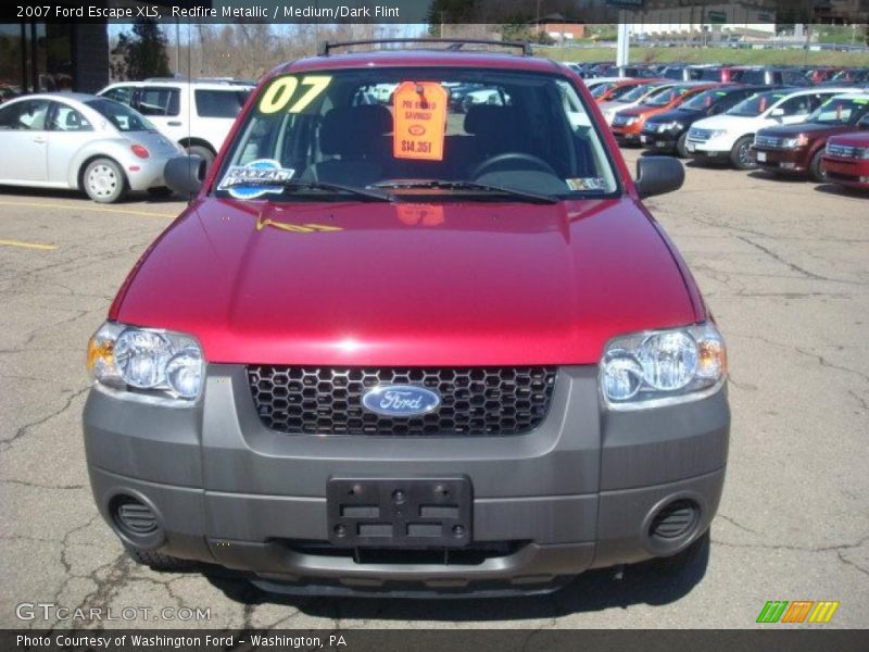 Redfire Metallic / Medium/Dark Flint 2007 Ford Escape XLS