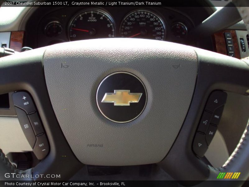Graystone Metallic / Light Titanium/Dark Titanium 2007 Chevrolet Suburban 1500 LT