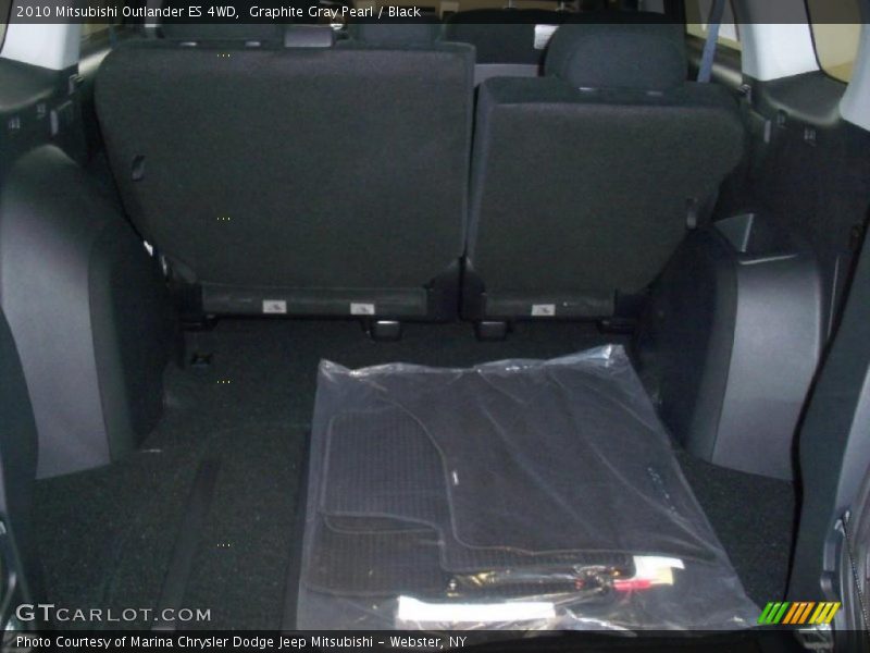 Graphite Gray Pearl / Black 2010 Mitsubishi Outlander ES 4WD