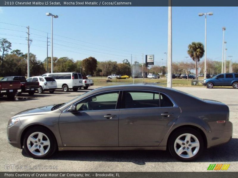 Mocha Steel Metallic / Cocoa/Cashmere 2010 Chevrolet Malibu LS Sedan