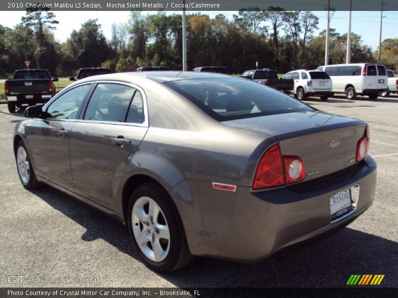 Mocha Steel Metallic / Cocoa/Cashmere 2010 Chevrolet Malibu LS Sedan