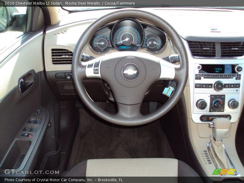 Mocha Steel Metallic / Cocoa/Cashmere 2010 Chevrolet Malibu LS Sedan
