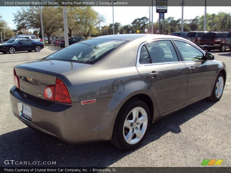 Mocha Steel Metallic / Cocoa/Cashmere 2010 Chevrolet Malibu LS Sedan