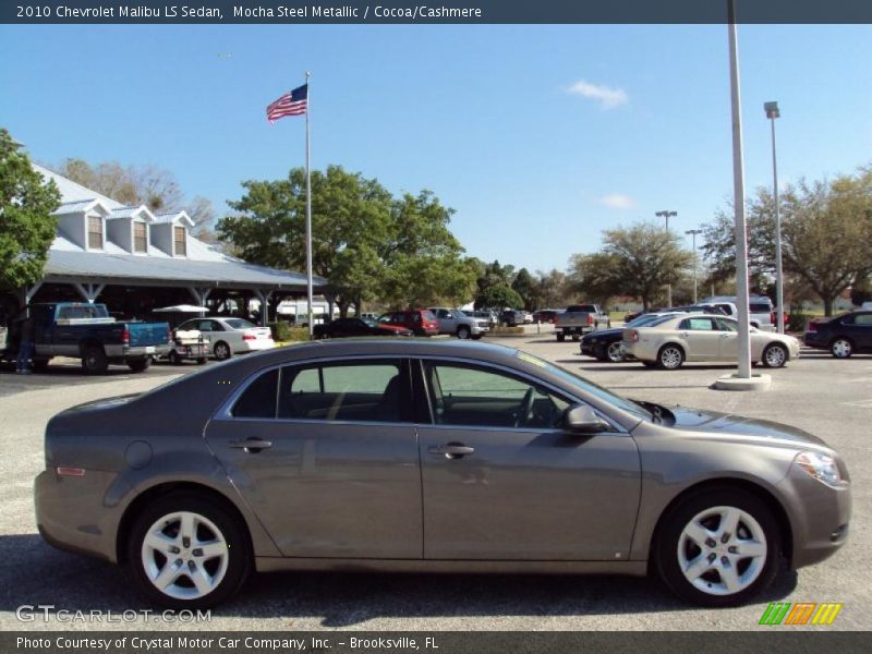Mocha Steel Metallic / Cocoa/Cashmere 2010 Chevrolet Malibu LS Sedan