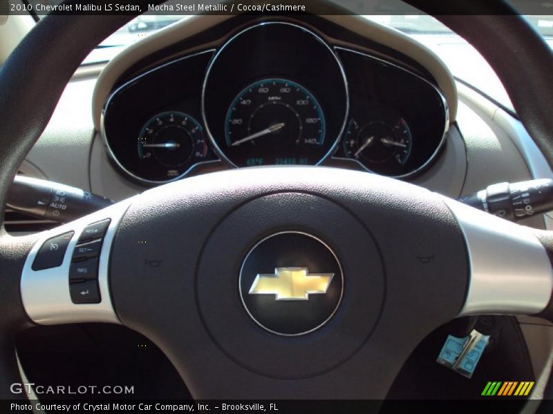 Mocha Steel Metallic / Cocoa/Cashmere 2010 Chevrolet Malibu LS Sedan