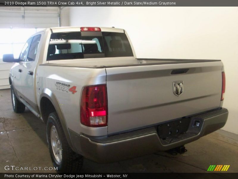 Bright Silver Metallic / Dark Slate/Medium Graystone 2010 Dodge Ram 1500 TRX4 Crew Cab 4x4