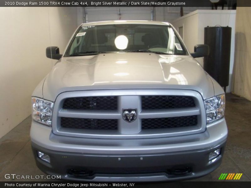 Bright Silver Metallic / Dark Slate/Medium Graystone 2010 Dodge Ram 1500 TRX4 Crew Cab 4x4