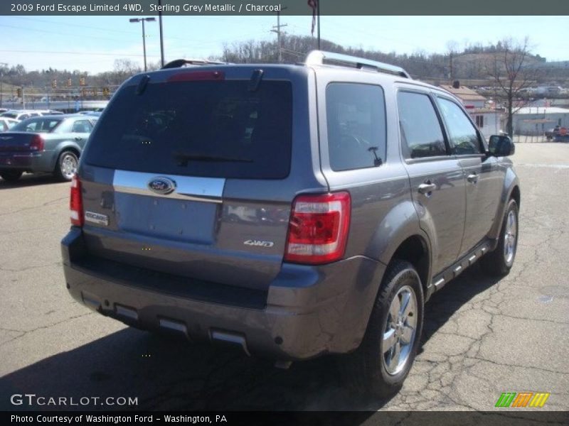 Sterling Grey Metallic / Charcoal 2009 Ford Escape Limited 4WD