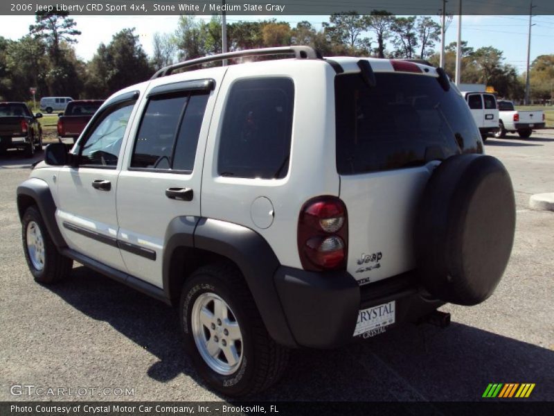 Stone White / Medium Slate Gray 2006 Jeep Liberty CRD Sport 4x4