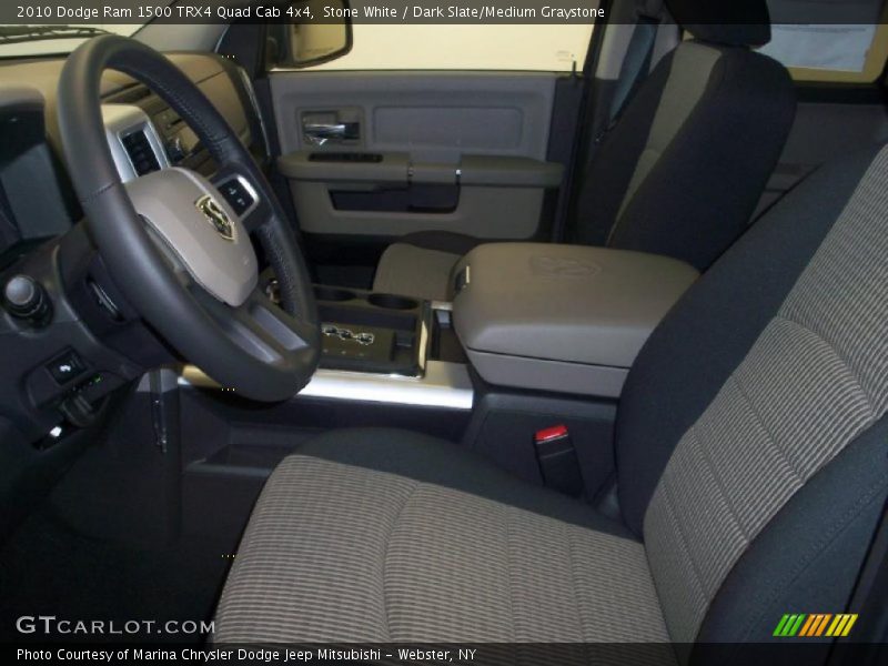 Stone White / Dark Slate/Medium Graystone 2010 Dodge Ram 1500 TRX4 Quad Cab 4x4