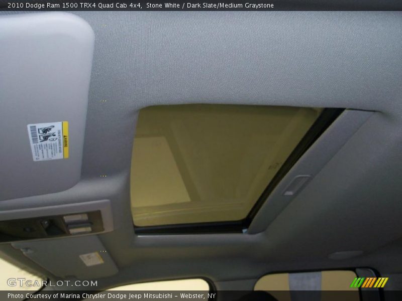 Stone White / Dark Slate/Medium Graystone 2010 Dodge Ram 1500 TRX4 Quad Cab 4x4