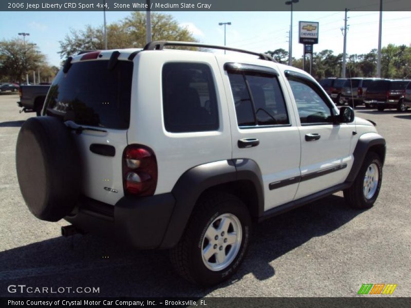 Stone White / Medium Slate Gray 2006 Jeep Liberty CRD Sport 4x4