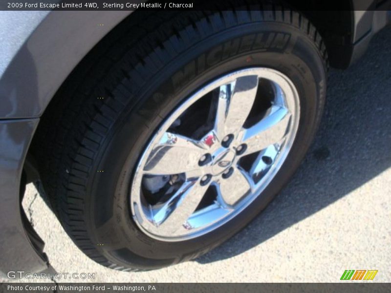 Sterling Grey Metallic / Charcoal 2009 Ford Escape Limited 4WD