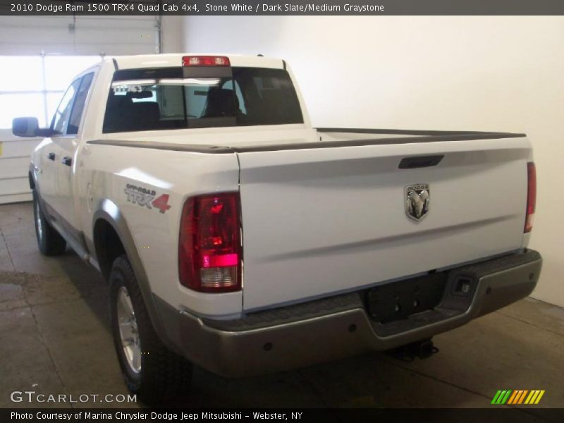 Stone White / Dark Slate/Medium Graystone 2010 Dodge Ram 1500 TRX4 Quad Cab 4x4