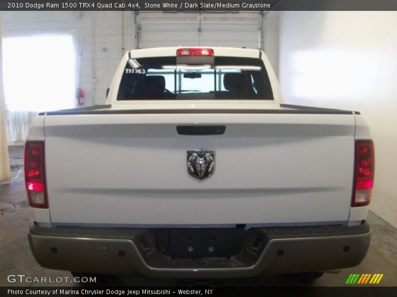 Stone White / Dark Slate/Medium Graystone 2010 Dodge Ram 1500 TRX4 Quad Cab 4x4