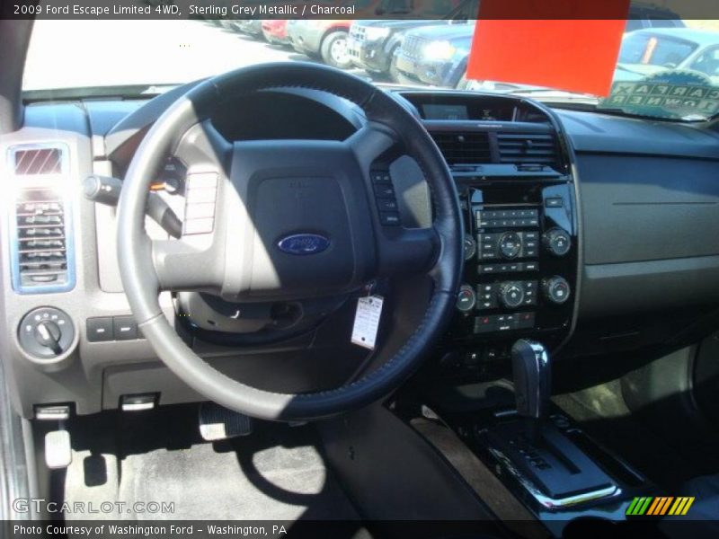 Sterling Grey Metallic / Charcoal 2009 Ford Escape Limited 4WD