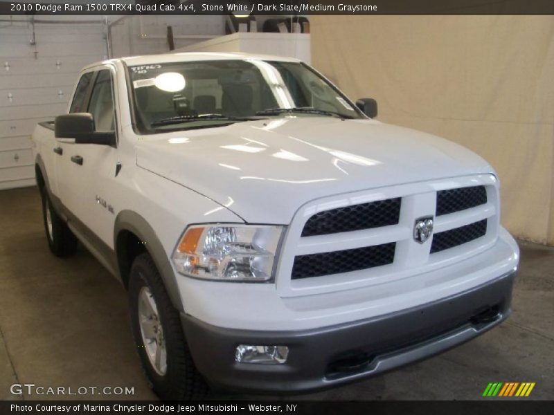 Stone White / Dark Slate/Medium Graystone 2010 Dodge Ram 1500 TRX4 Quad Cab 4x4