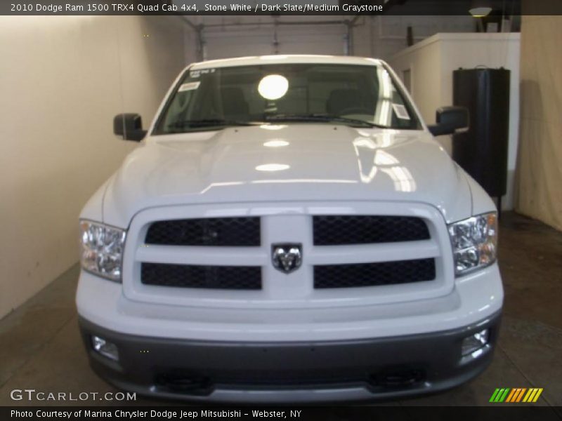 Stone White / Dark Slate/Medium Graystone 2010 Dodge Ram 1500 TRX4 Quad Cab 4x4