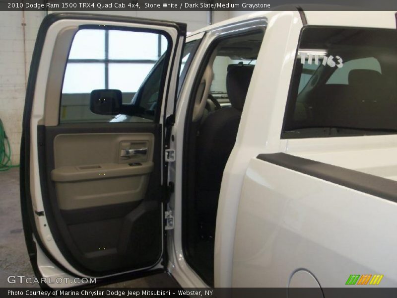 Stone White / Dark Slate/Medium Graystone 2010 Dodge Ram 1500 TRX4 Quad Cab 4x4