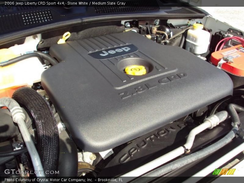 Stone White / Medium Slate Gray 2006 Jeep Liberty CRD Sport 4x4
