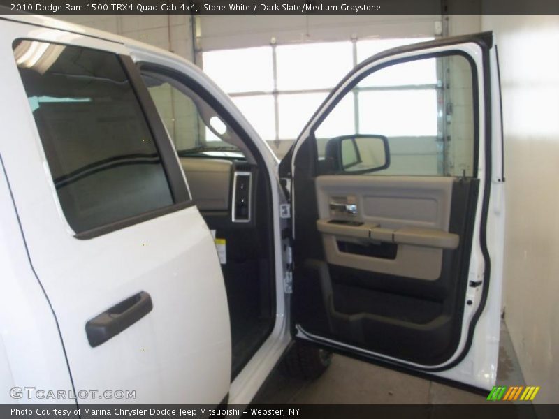 Stone White / Dark Slate/Medium Graystone 2010 Dodge Ram 1500 TRX4 Quad Cab 4x4