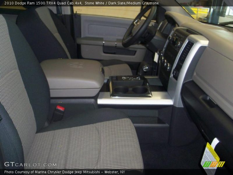 Stone White / Dark Slate/Medium Graystone 2010 Dodge Ram 1500 TRX4 Quad Cab 4x4