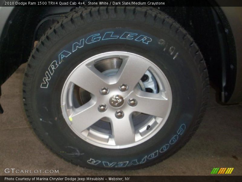 Stone White / Dark Slate/Medium Graystone 2010 Dodge Ram 1500 TRX4 Quad Cab 4x4