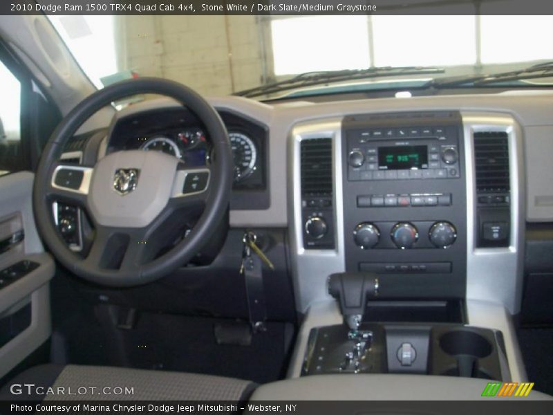 Stone White / Dark Slate/Medium Graystone 2010 Dodge Ram 1500 TRX4 Quad Cab 4x4