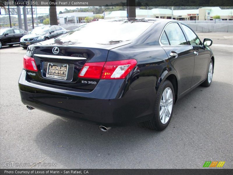 Blue Onyx Pearl / Cashmere 2007 Lexus ES 350