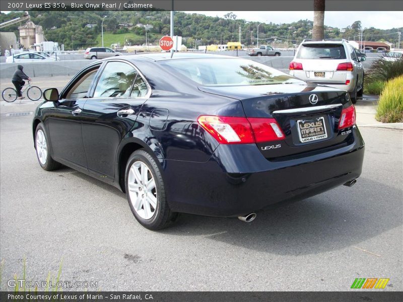 Blue Onyx Pearl / Cashmere 2007 Lexus ES 350