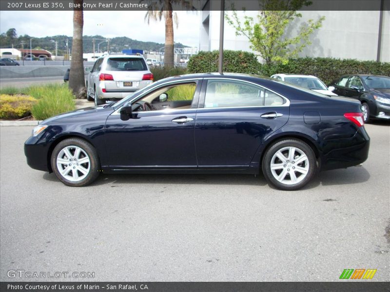 Blue Onyx Pearl / Cashmere 2007 Lexus ES 350