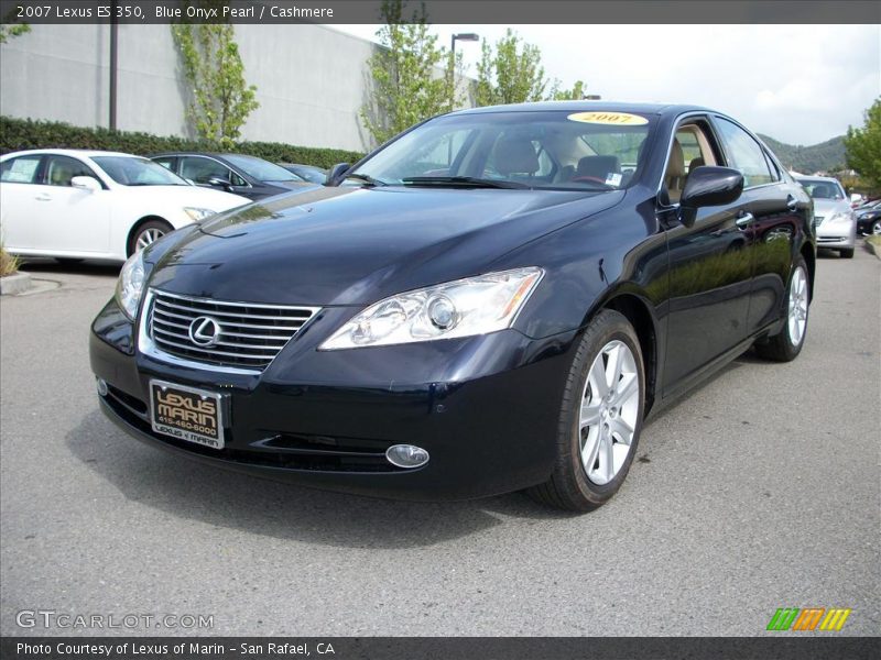 Blue Onyx Pearl / Cashmere 2007 Lexus ES 350