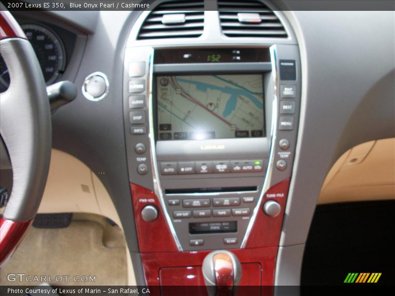 Blue Onyx Pearl / Cashmere 2007 Lexus ES 350