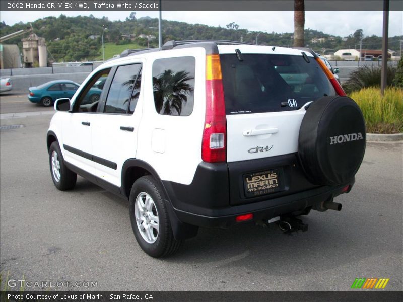 Taffeta White / Saddle 2002 Honda CR-V EX 4WD